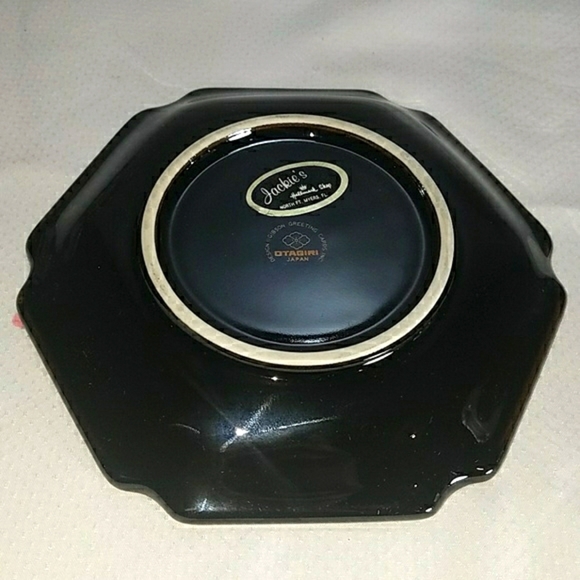 Charming Octagonal Otagiri Trinket Dish Featuring a Green Winged Mallard Duck - Picture 5 of 5